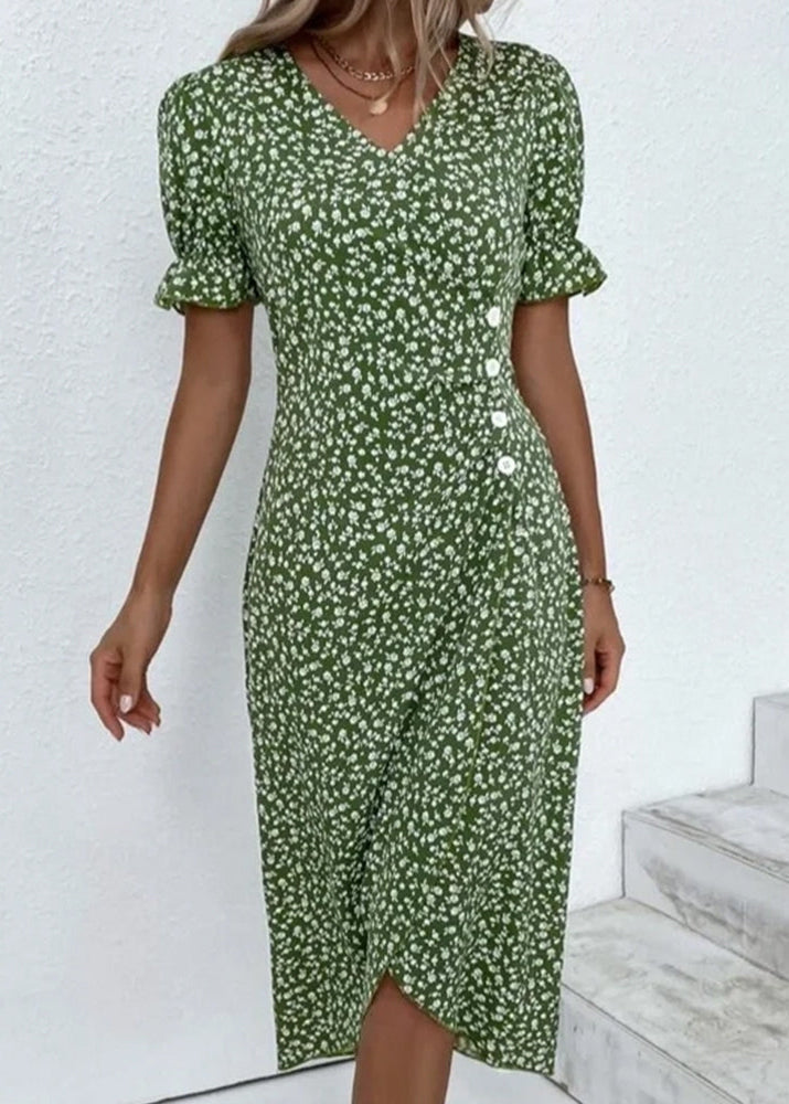 Aysel Robe Florale Élégante et Confortable