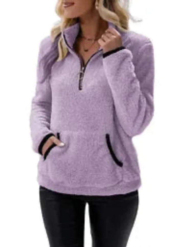 Bénédicte - Pull Sherpa Doux et Confortable