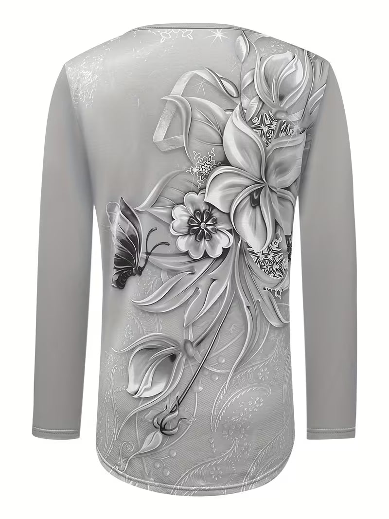 Faylorisse - Haut À Motif Floral Adapté À La Mode