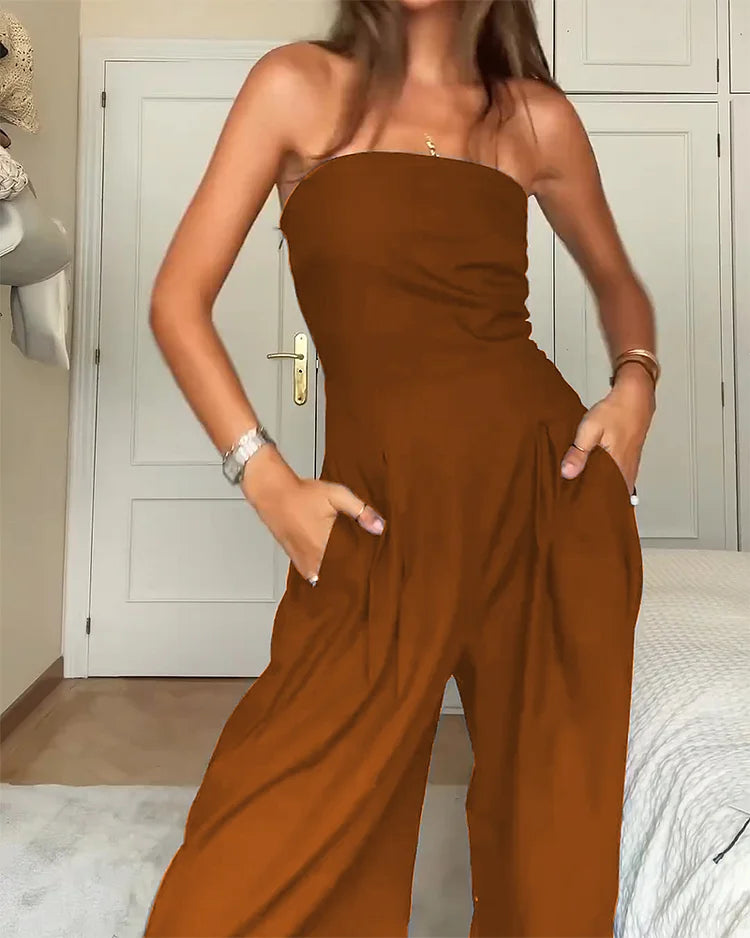Marta - Combinaison Élégante Off-Shoulder