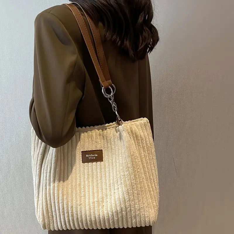 Huguette - Sac Fourre-Tout en Coton et Cordons
