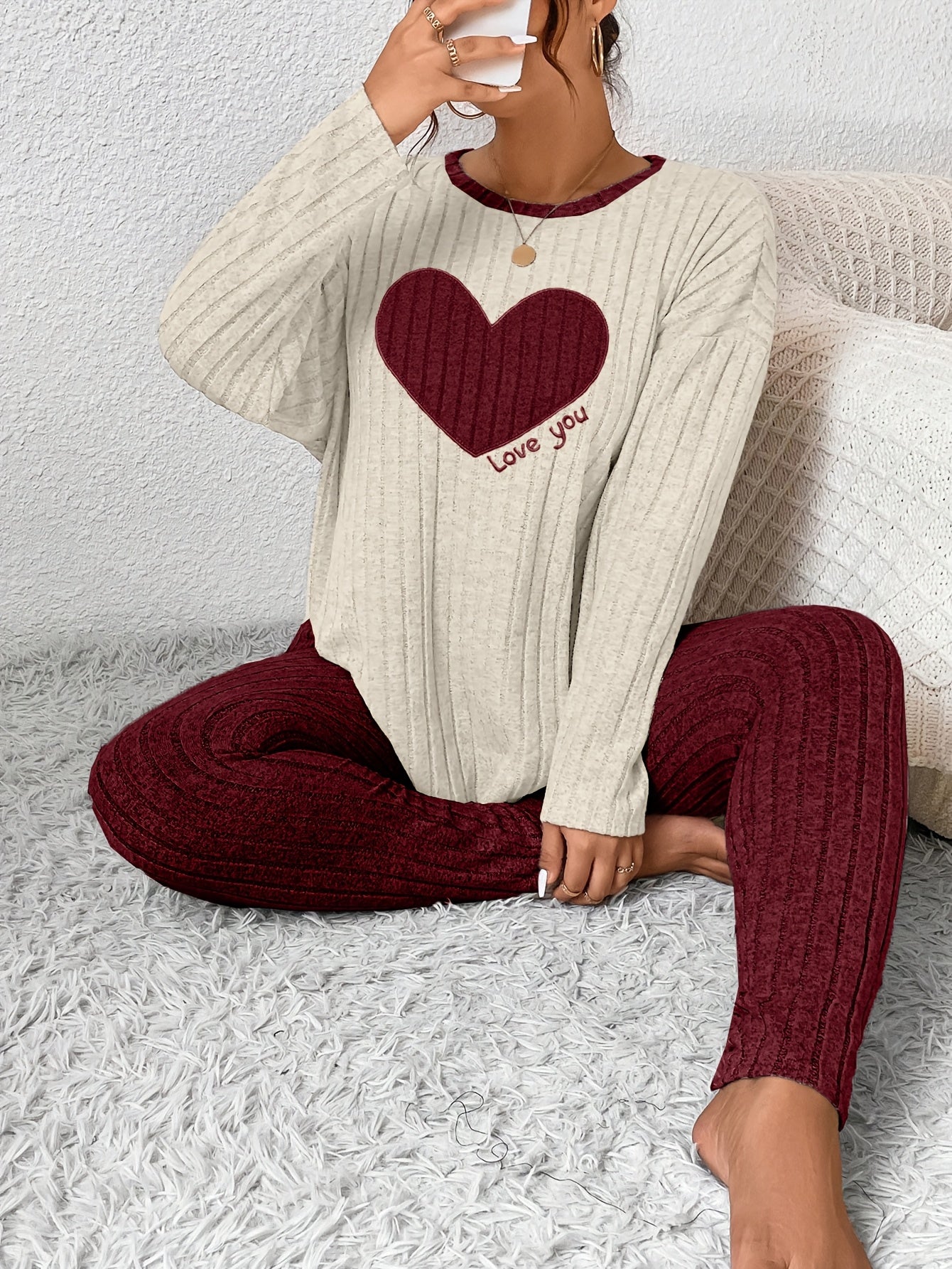 Javelle - Ensemble Loungewear Cœur Confort Relax