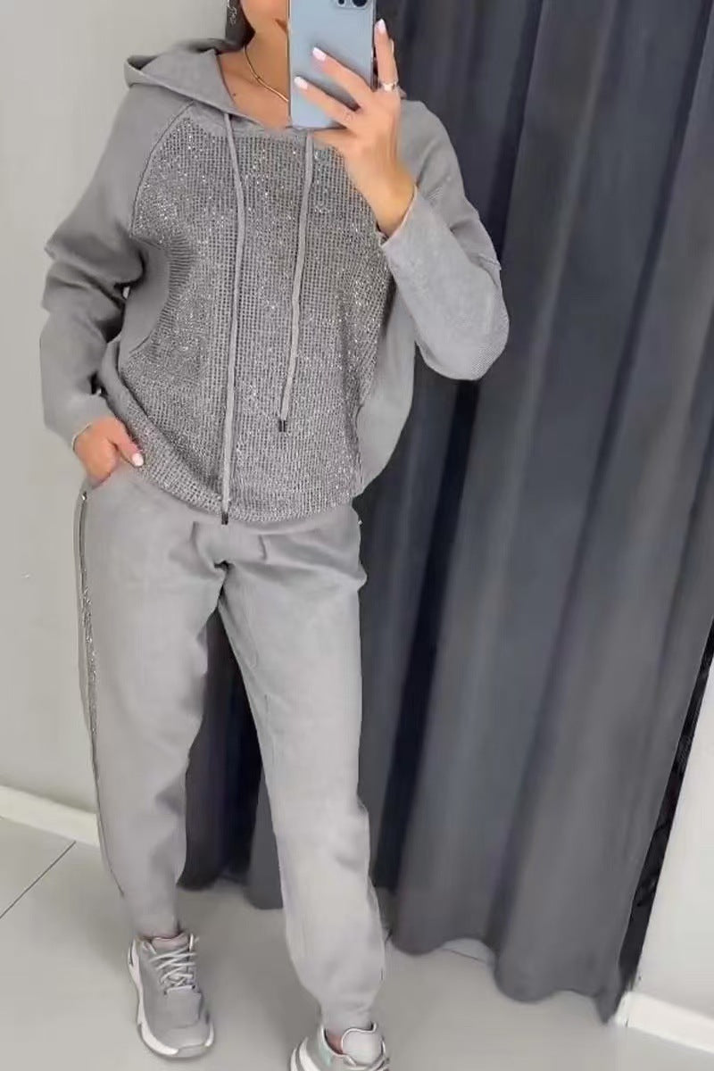 Cécile - Ensemble Décontracté à Capuche et Pantalon pour Femmes