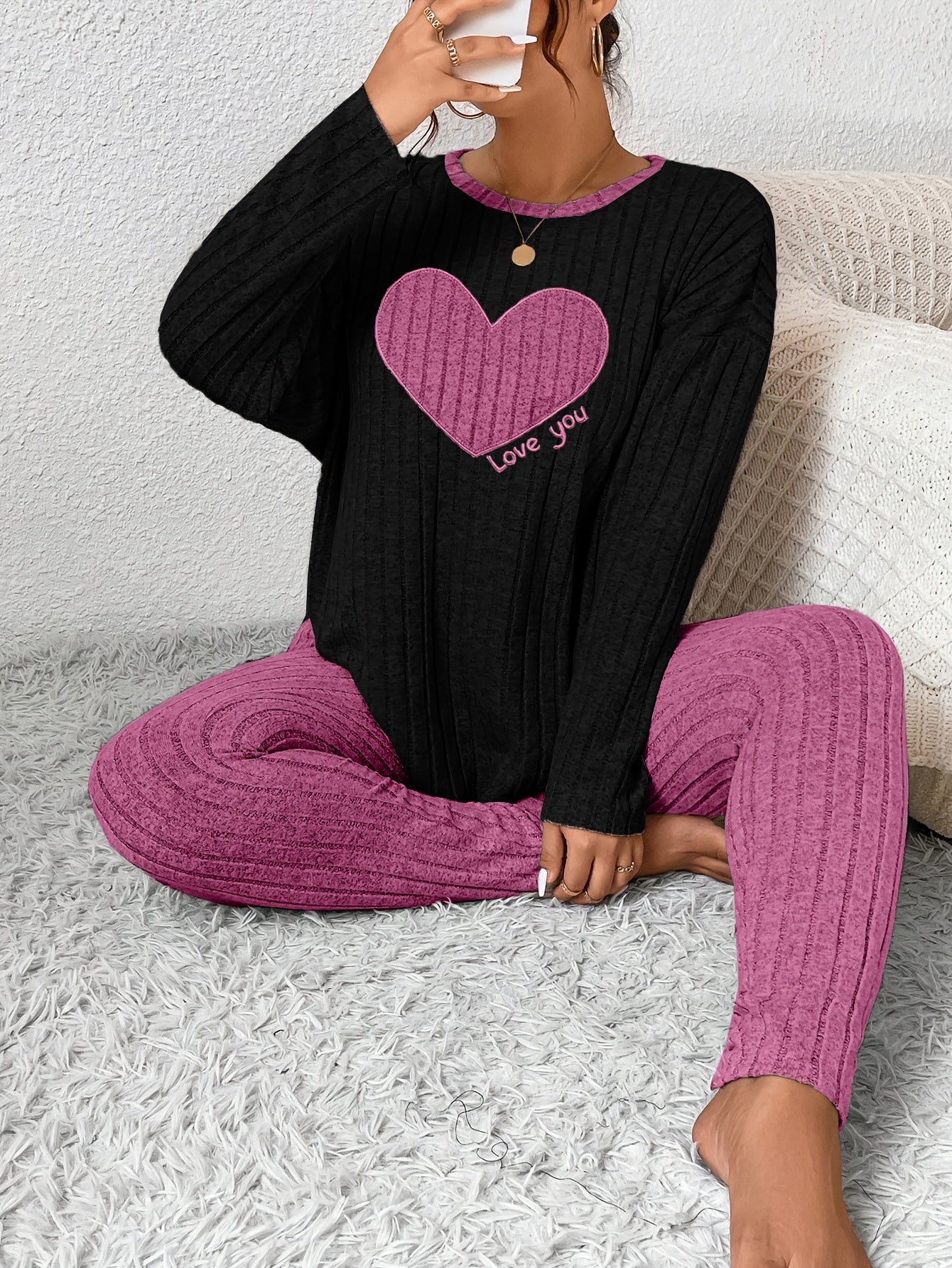 Javelle - Ensemble Loungewear Cœur Confort Relax