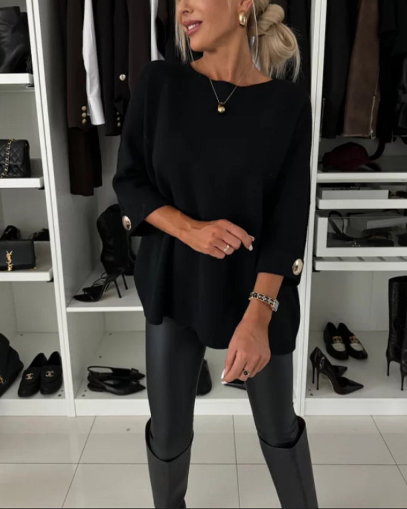 Heleen - Haut Élégant en Tricot pour Femmes
