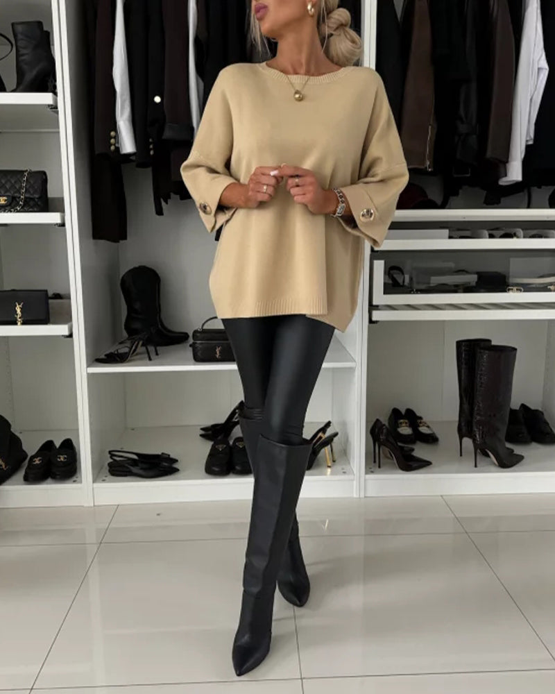 Heleen - Haut Élégant en Tricot pour Femmes