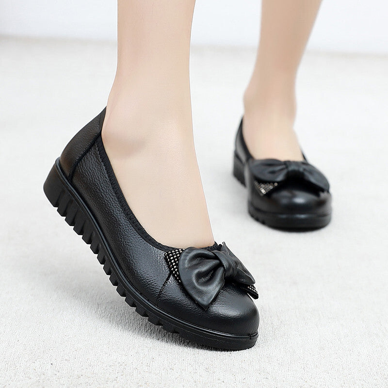 Marre - Chaussures Confortables Femme à Enfiler avec Bout Large et Semelle Souple