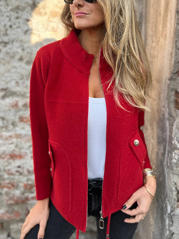 Avelora - Offre limitée Veste Femme avec Col Haut et Poches
