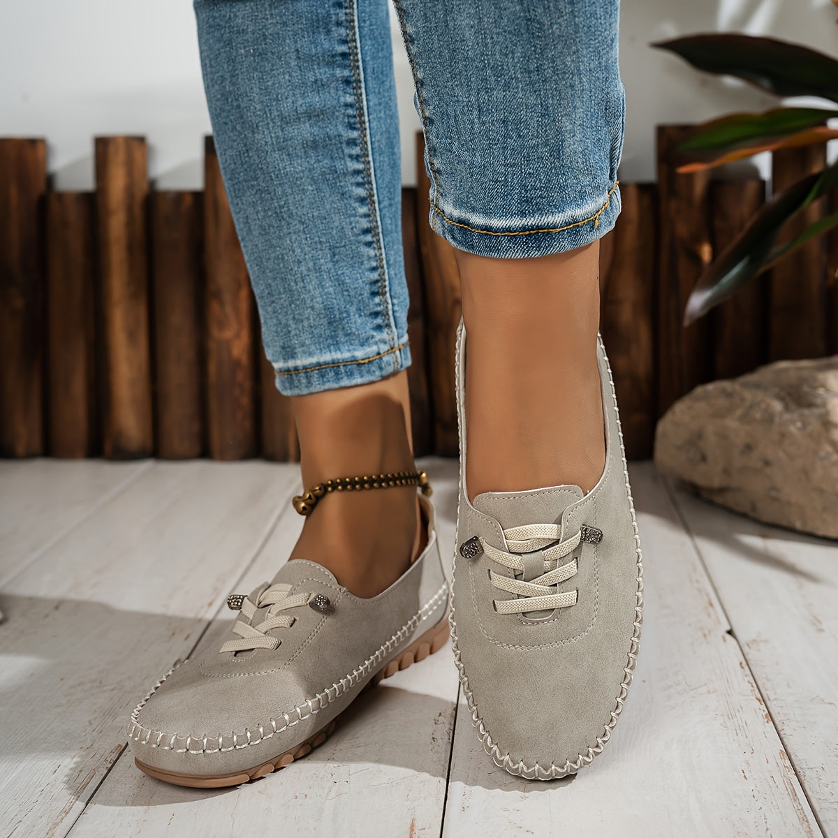 Heliara - Mocassins Flexibles à Soutien Confort Total