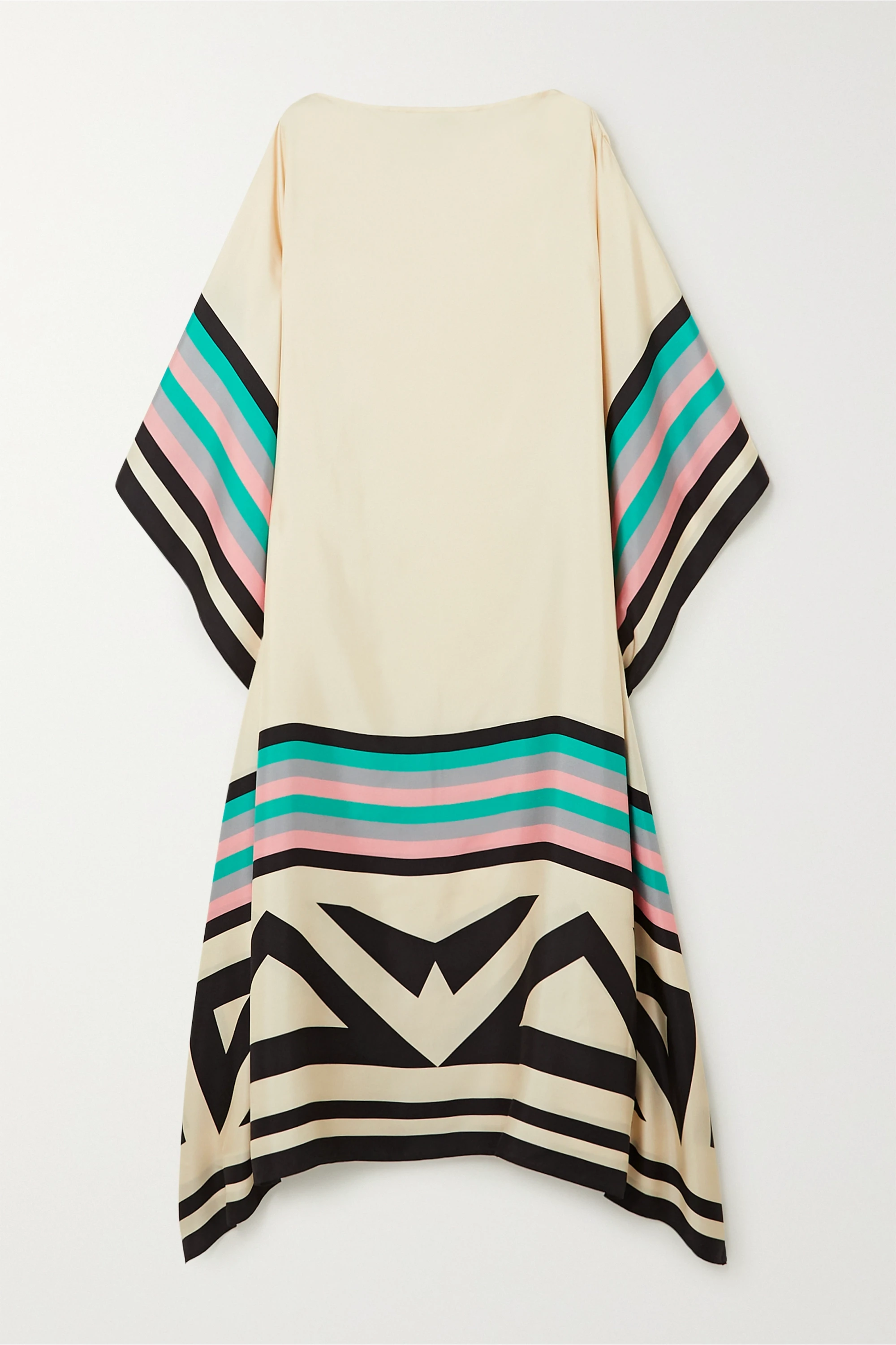 Rayna - Caftan Élégant à Imprimé Géométrique