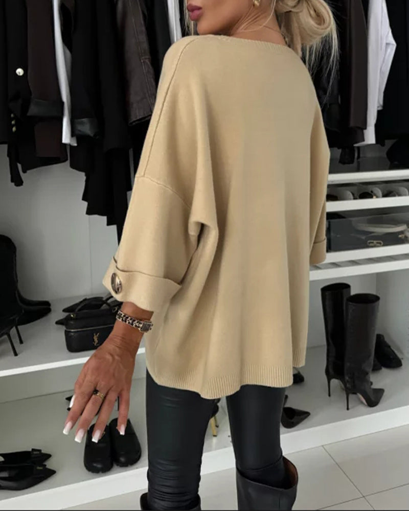 Heleen - Haut Élégant en Tricot pour Femmes