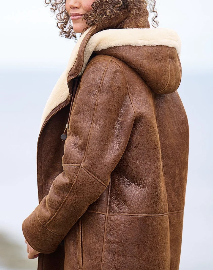Lunavelline – Manteau d’Hiver Intemporel à Doublure Douce
