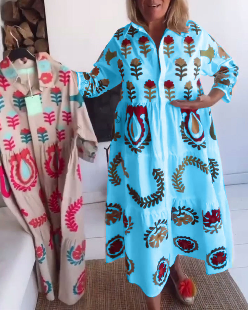 Gracina - Robe Imprimé Floral Graphique
