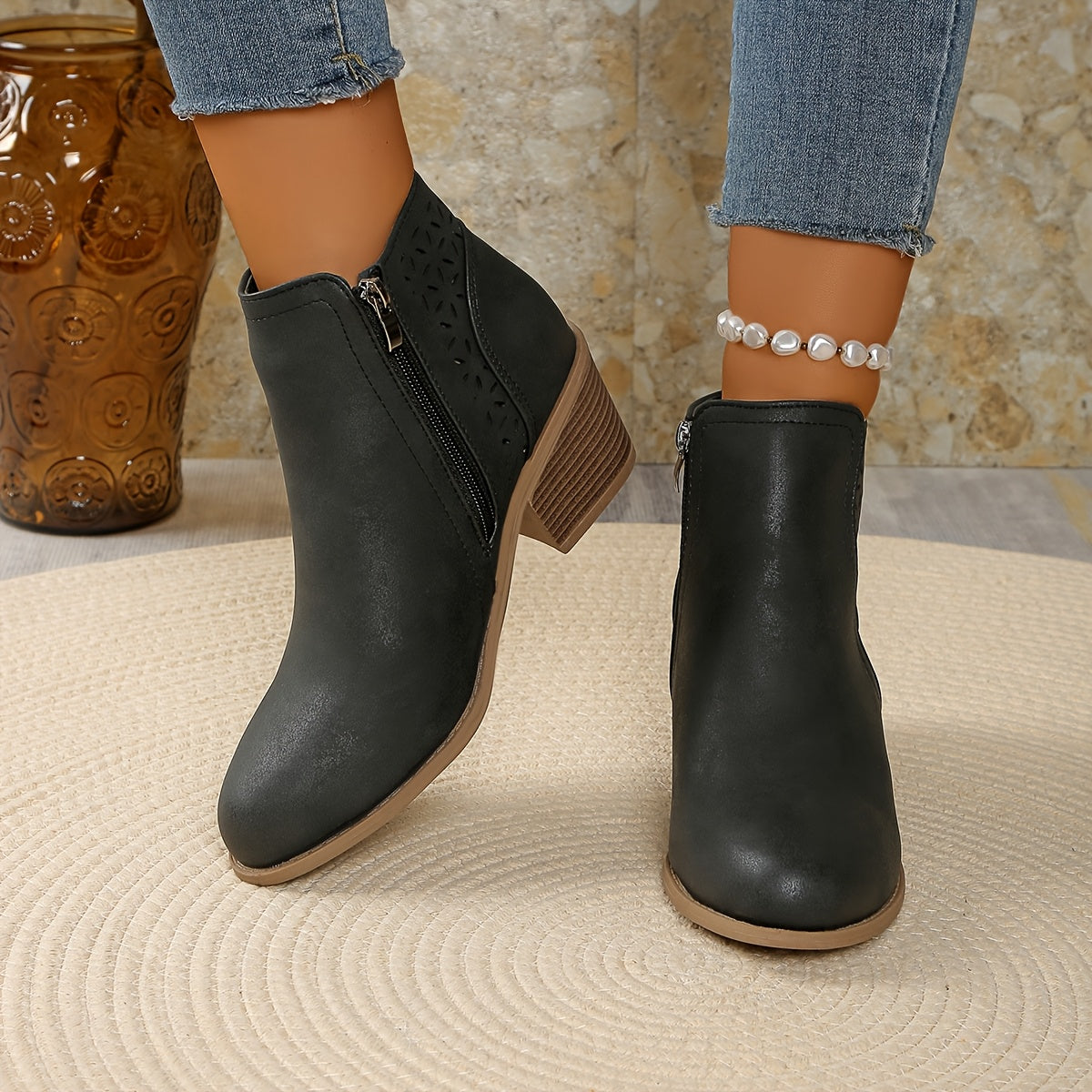 Cyenna - Bottines Confort Femme au Style Élégant