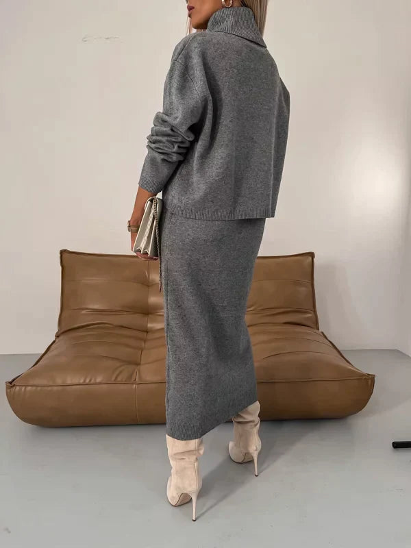 Solange - Dress with matching sweater