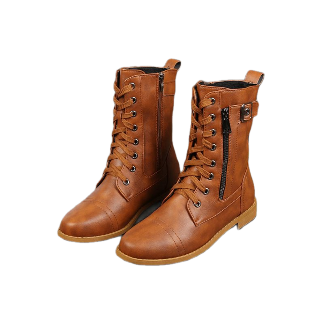 Félice - Bottes Orthopédiques Élégantes en Cuir