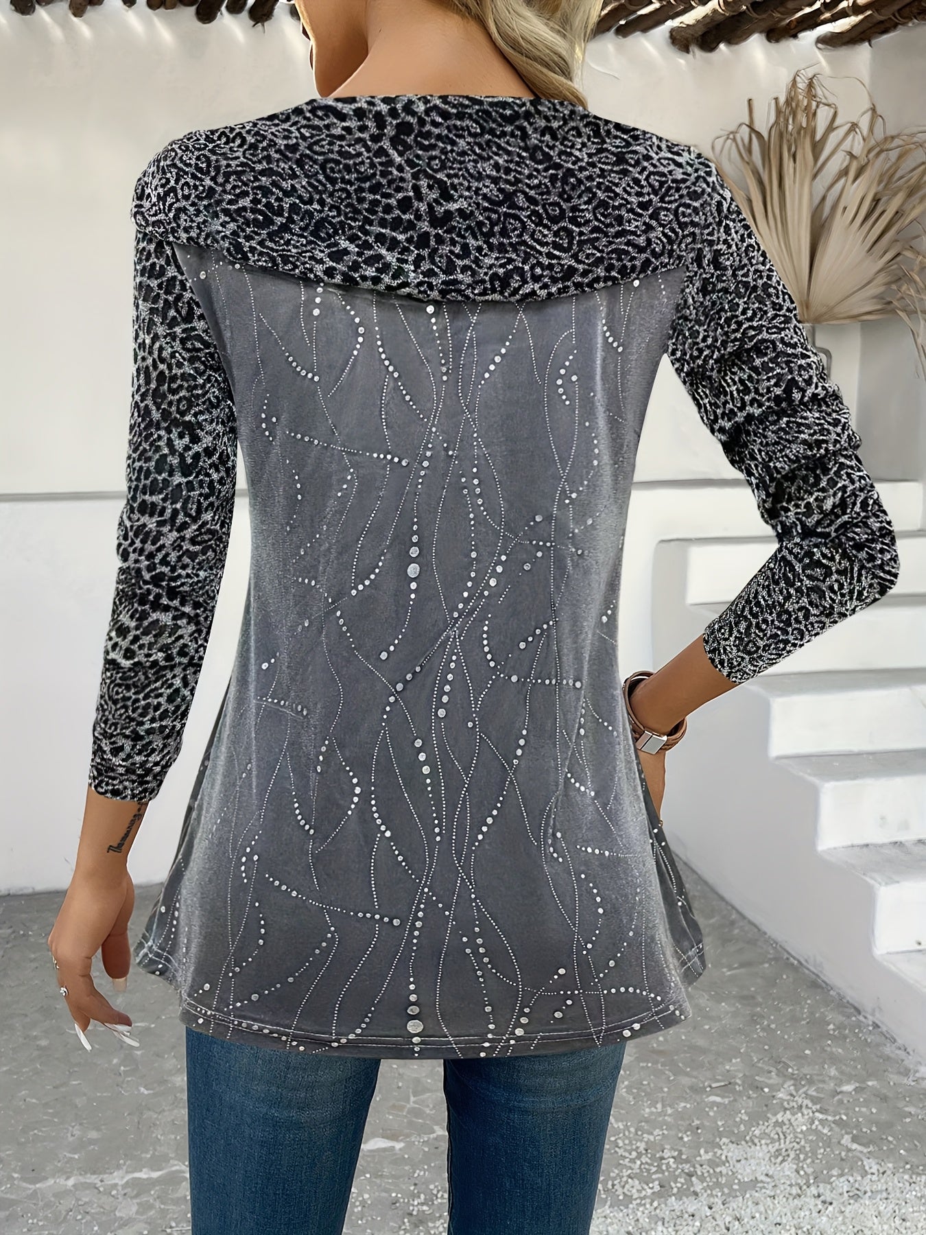 Lunessavine - Blouse Élégante Sans Épaules à Détails Subtils