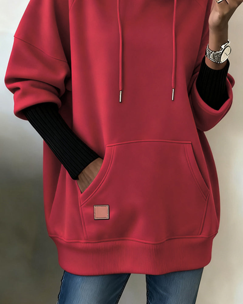 Opaline - Sweat à Capuche Décontracté Essentiel