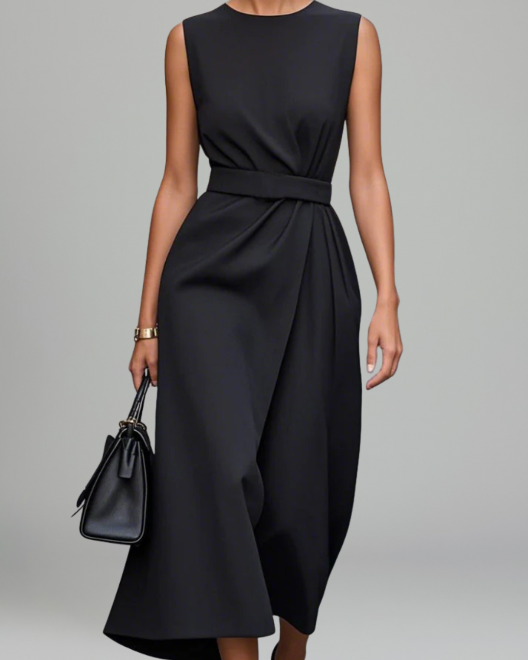 Amirelle - Robe Élégante Structurée – Pour un Style Confiant du Bureau au Soir