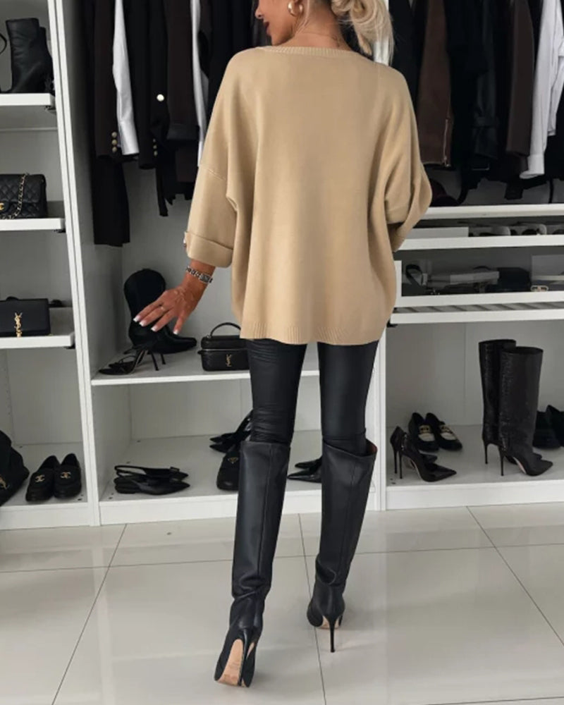 Heleen - Haut Élégant en Tricot pour Femmes