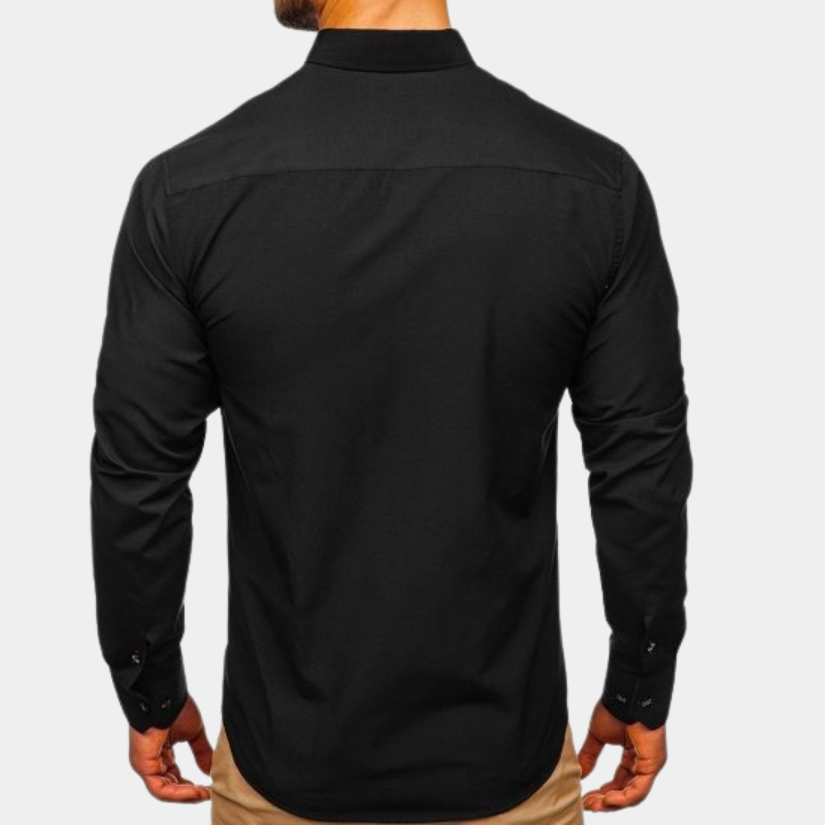 Oscar - Chemise Classique Masculine à Manches Longues
