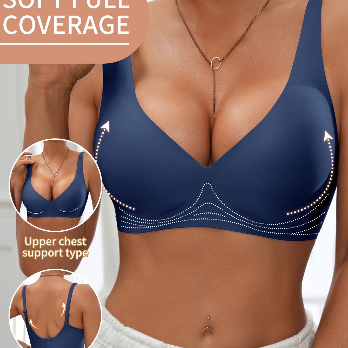 Isendra - Brassière Push-Up Confort Haute Couverture