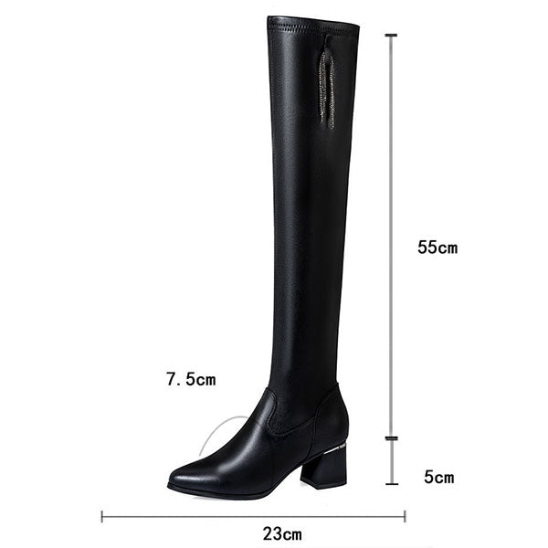 Kaelivr - Women's Warm Leather Ankle Boots