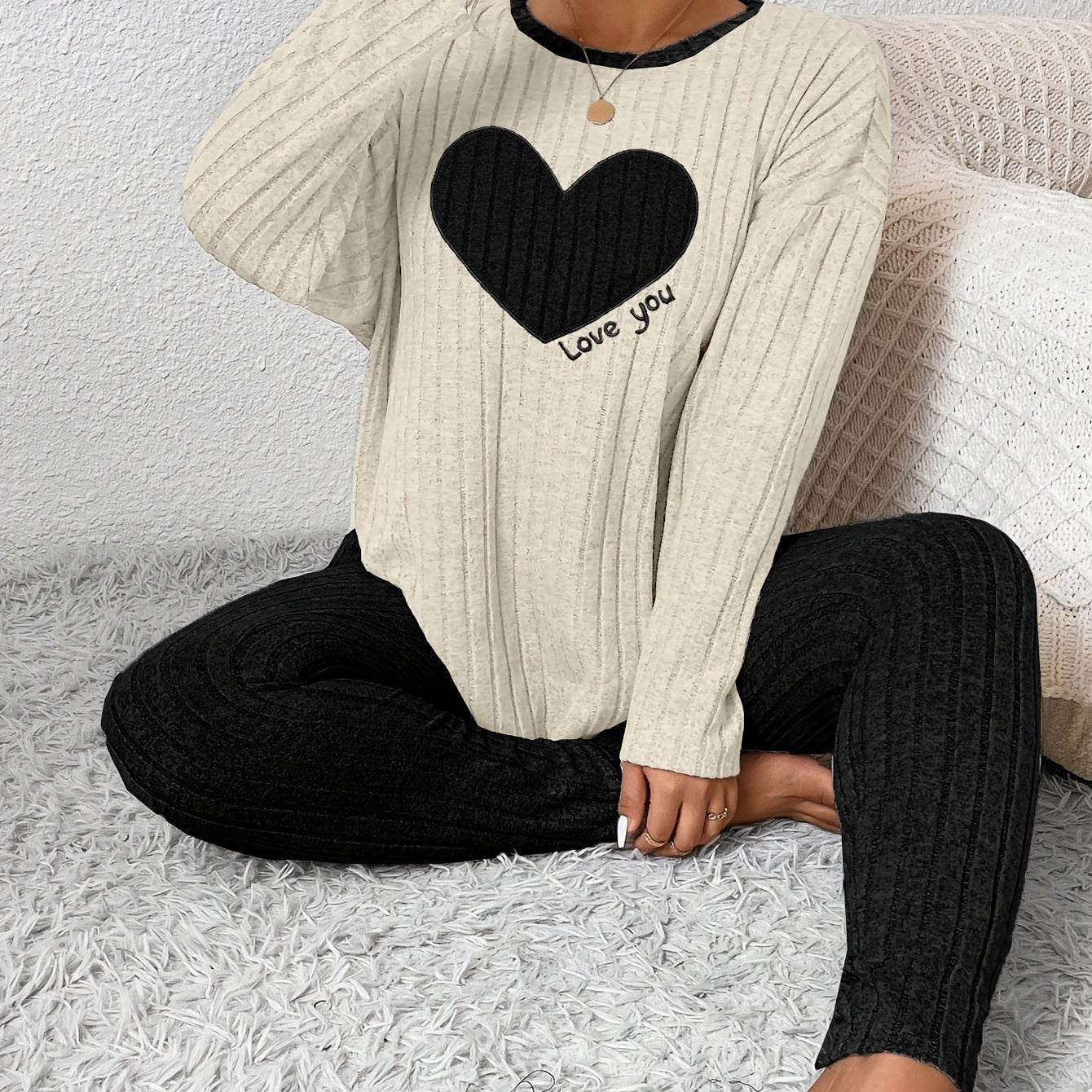 Javelle - Ensemble Loungewear Cœur Confort Relax