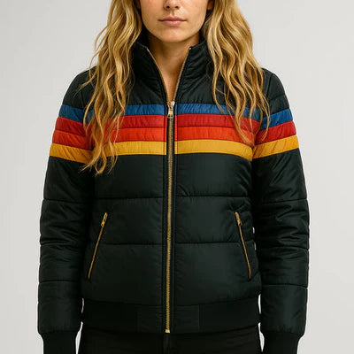 Monique - Doudoune Hiver Femme avec Capuche et Poches Oversize