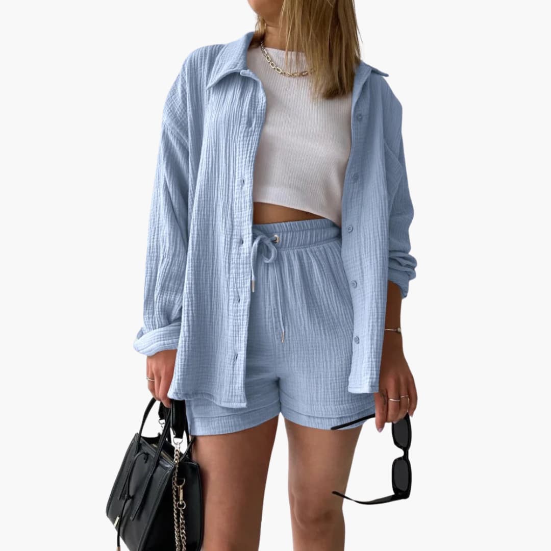 Celia - Ensemble d'été confortable en 2 pièces