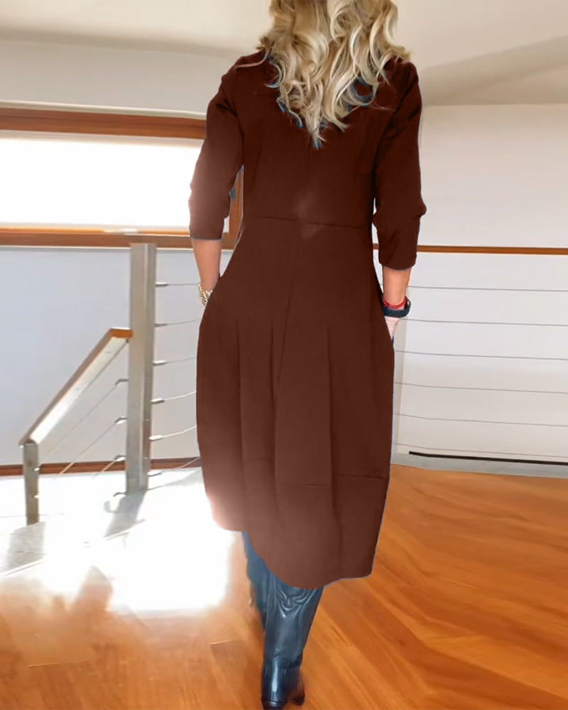 Inès - Robe Maxi Vintage Élégante et Confortable