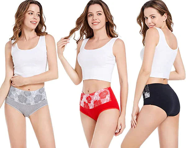 Celina - Culottes Haute Taille Anti-Fuites – Confort, Confiance et Contrôle du Ventre