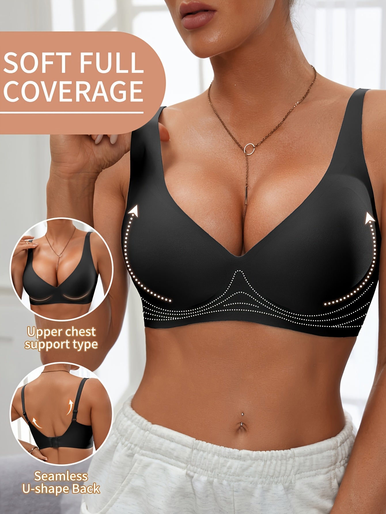 Isendra - Brassière Push-Up Confort Haute Couverture