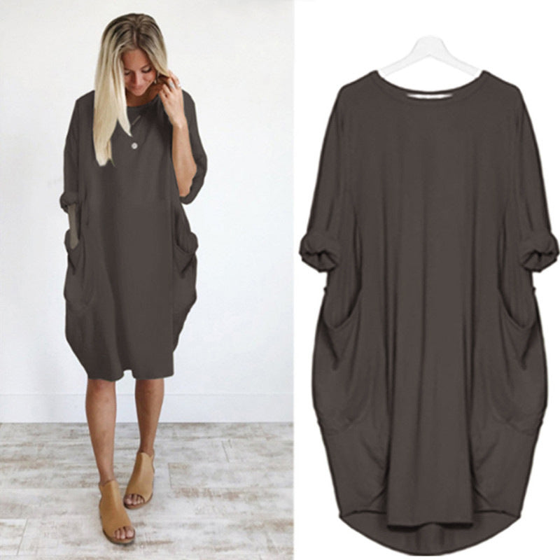 Axelle - Robe Confortable avec Poches