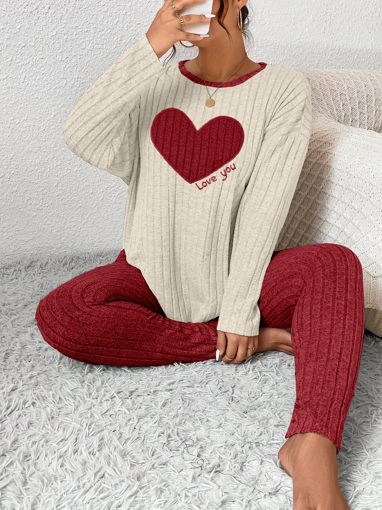 Javelle - Ensemble Loungewear Cœur Confort Relax