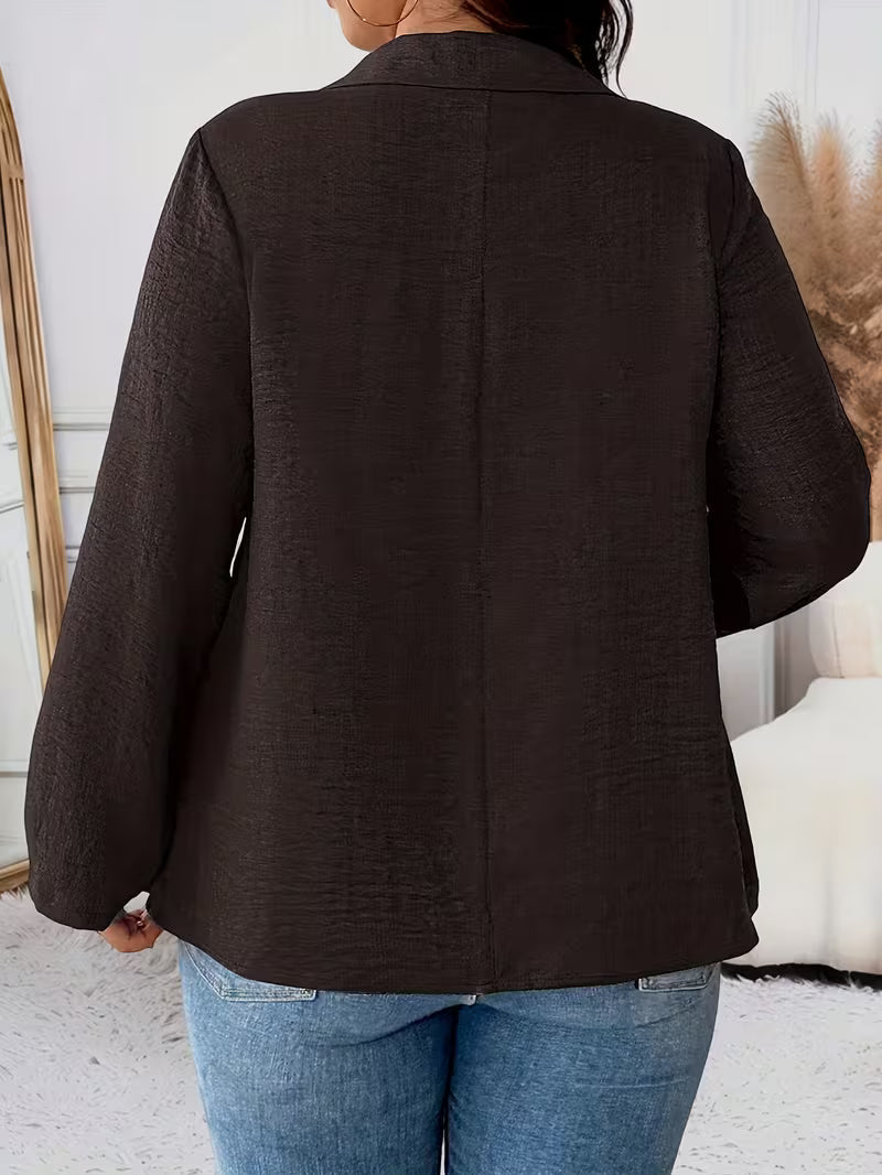 Elmyra - Chemise Fluide Boutonnée Élégante