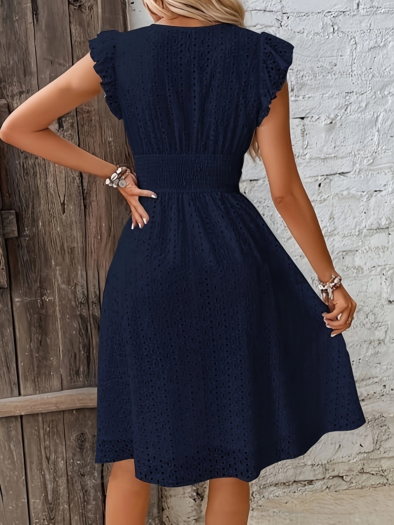 Darianne - Robe Portefeuille Élégante à Taille Froncée pour un Look Printanier et Estival