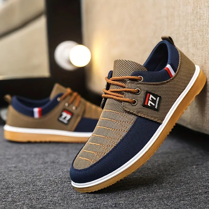 Ethan - Chaussures homme en toile avec semelle confortable