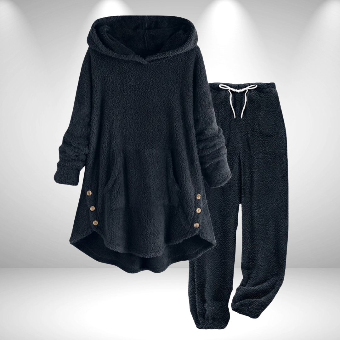 Neralisse - Ensemble Tunique Lounge Ultra-Douillet au Style Cocooning Hivernal