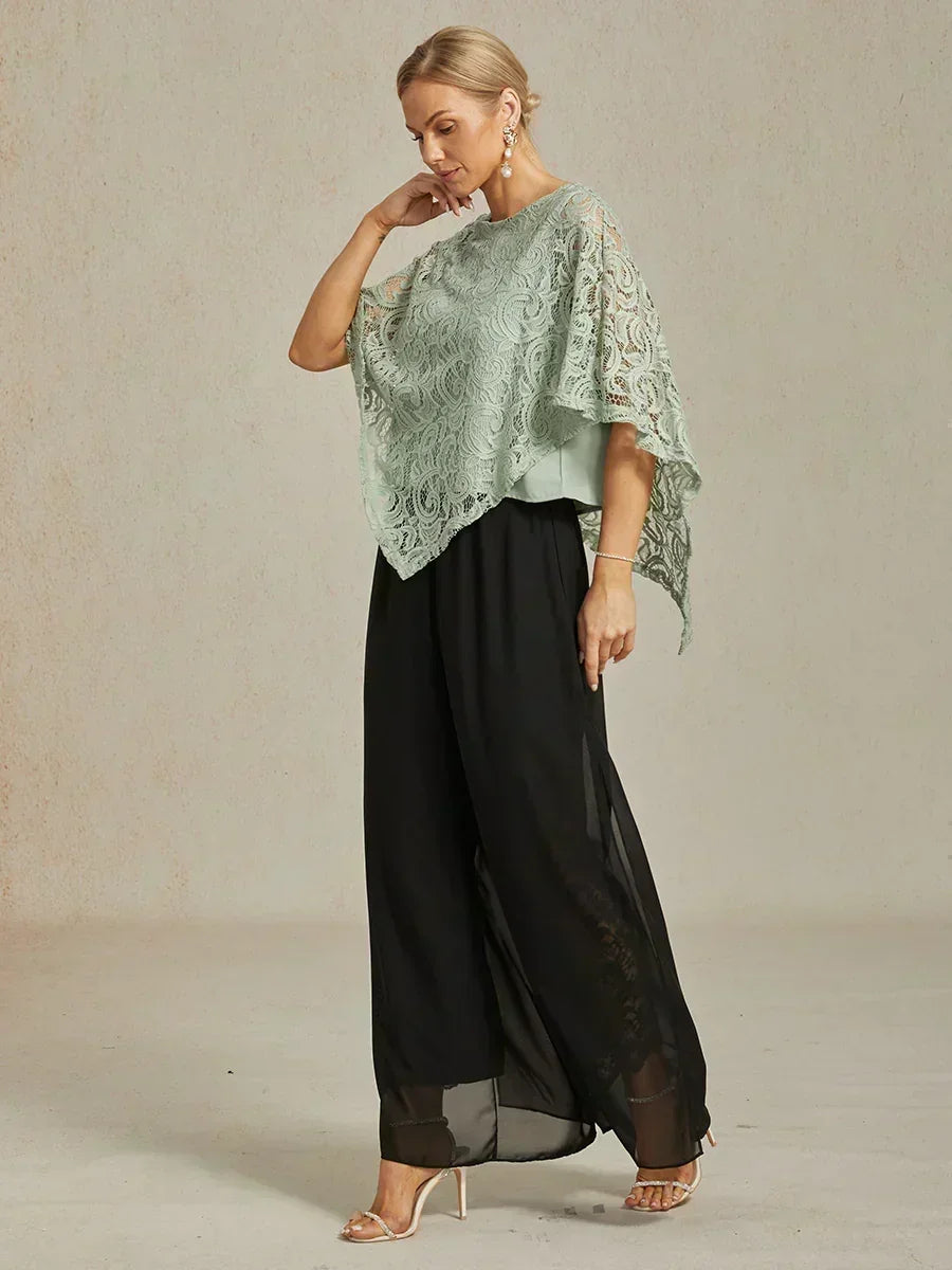 Marilivra - Pantalon À Jambes Droites Avec Fente En Chiffon