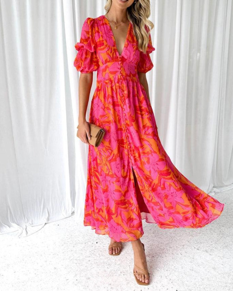 Madelon - Robe Maxi Élégance et Charme