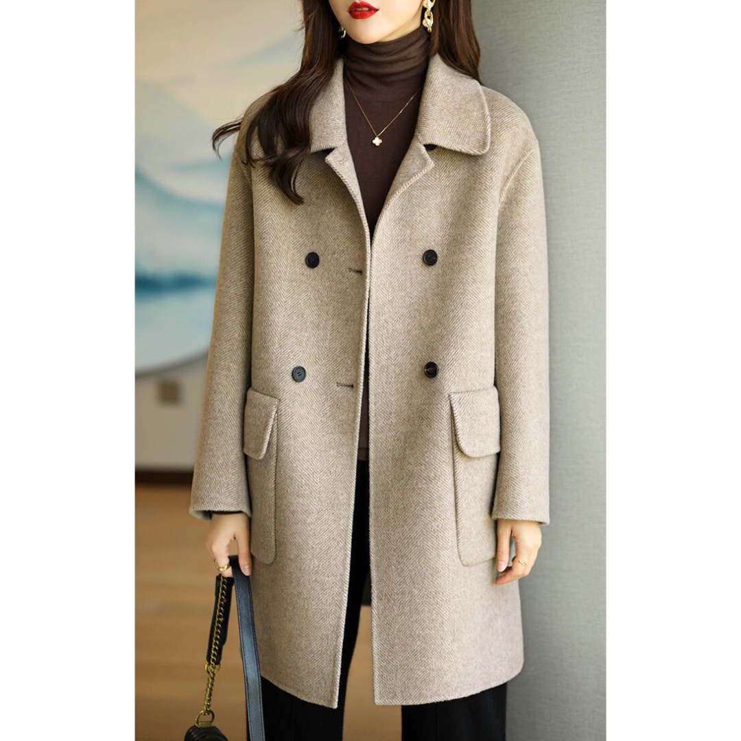 Marie - Manteau Long Élégant et Moderne