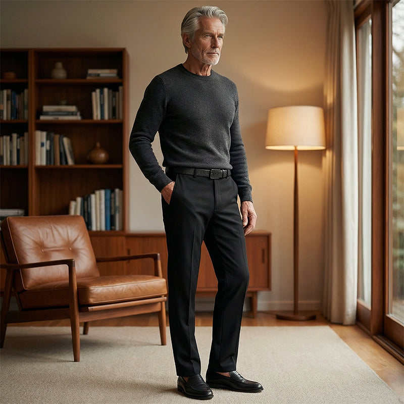 Antoine - Pantalon homme slim extensible pour bureau