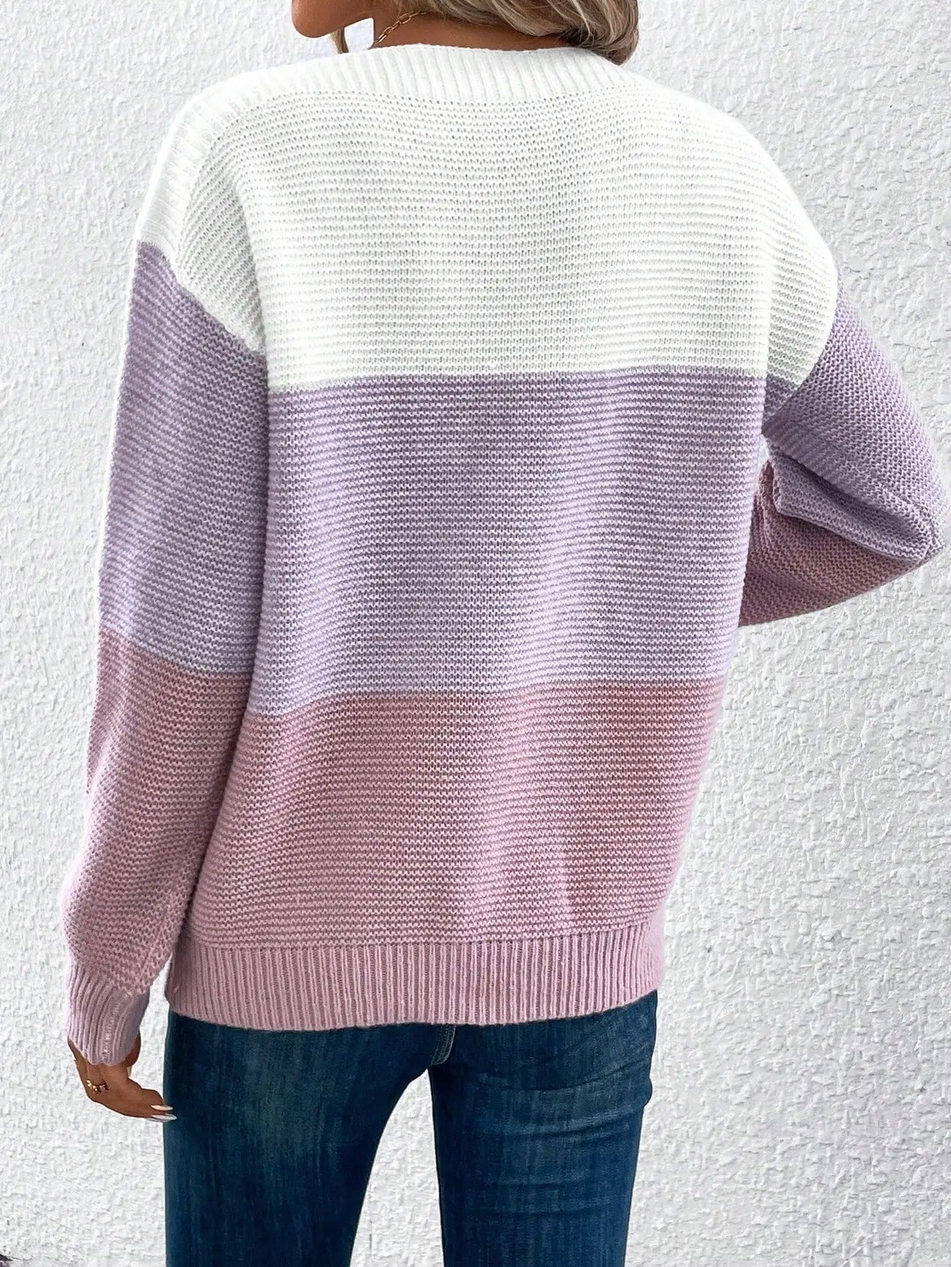 Maryse - Pull Tricoté Ombre Élégant et Confortable