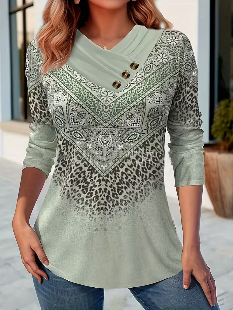 Noralivessa - Robe Mini Imprimée D’Inspiration Ethnique