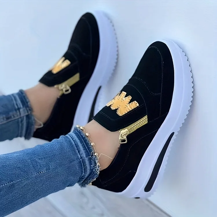 Nella - Chaussures Orthopédiques Confortables avec Plateforme Casual Slip-on pour Femme