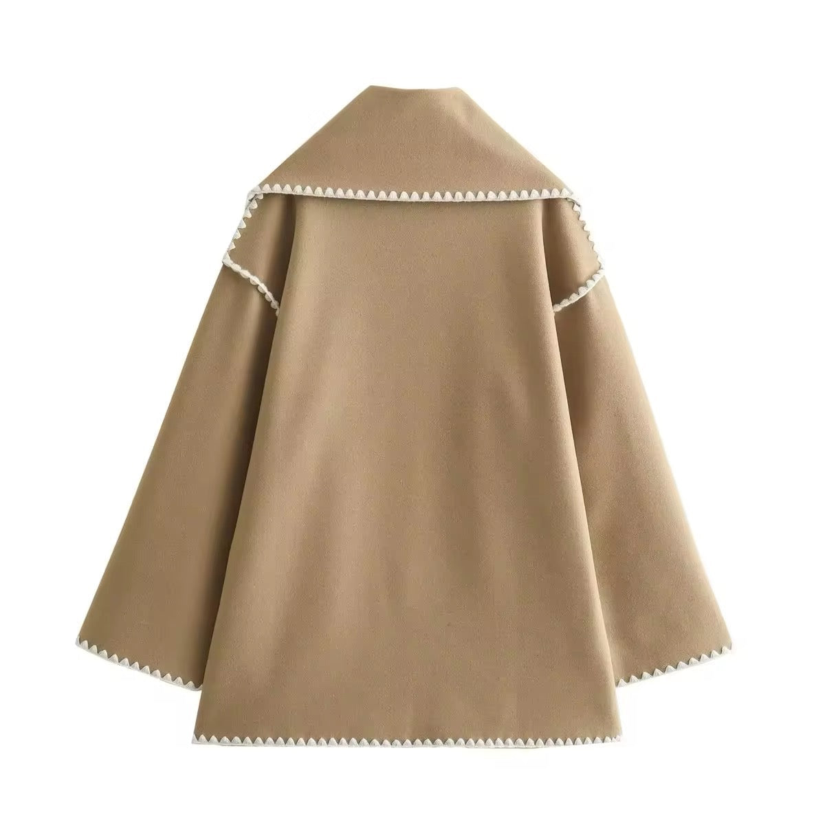 Antoinette - Manteau Élégant avec Col Rond et Poches