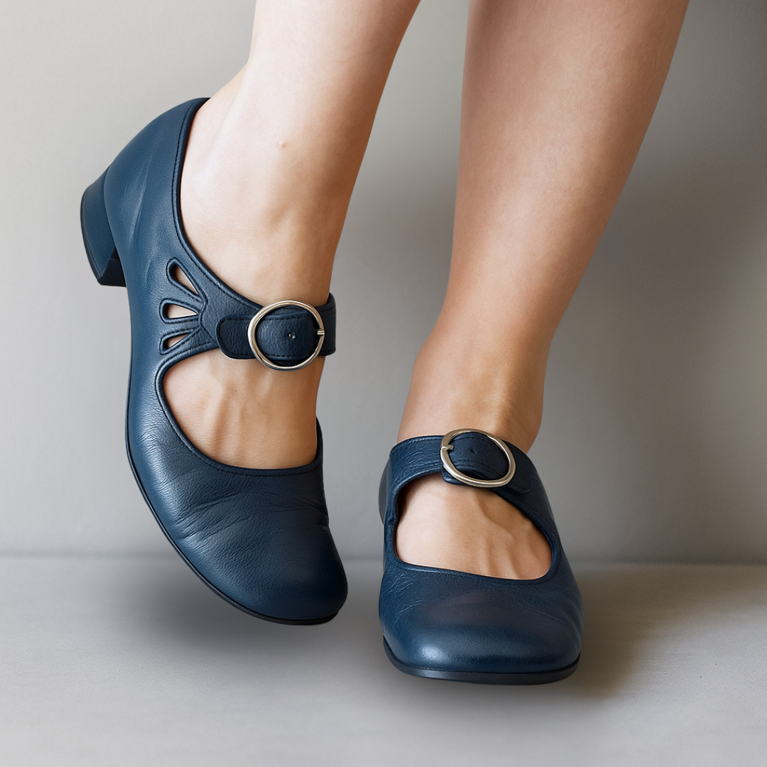 Ivelina - Sandales Orthopédiques en Cuir avec Semelle Confortable