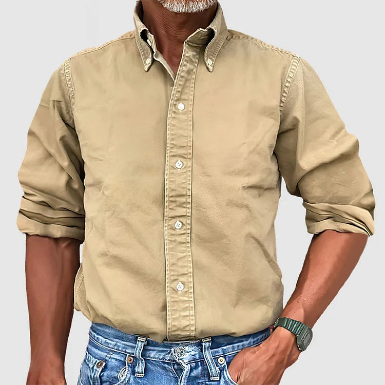 Felix - Chemise à Manches Longues Essentielle pour Homme