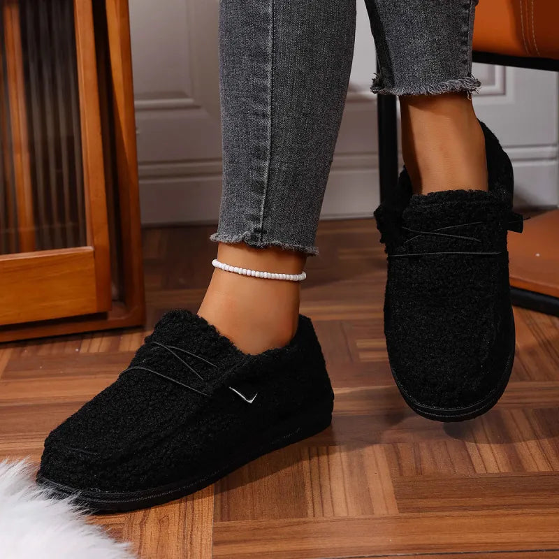Kaelirae - Chaussons Douillets En Tissu Teddy